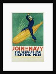 Join the Navy - The Service for Fighting Men Poster by R.F. Babcock
