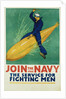Join the Navy - The Service for Fighting Men Poster by R.F. Babcock