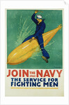 Join the Navy - The Service for Fighting Men Poster by R.F. Babcock