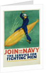 Join the Navy - The Service for Fighting Men Poster by R.F. Babcock