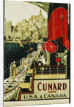 Cunard USA & Canada Poster by C.H.M.