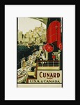 Cunard USA & Canada Poster by C.H.M.