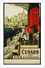 Cunard USA & Canada Poster by C.H.M.