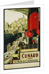 Cunard USA & Canada Poster by C.H.M.