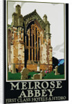 Melrose Abbey Poster by Frank Newbould