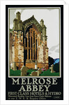 Melrose Abbey Poster by Frank Newbould