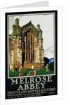 Melrose Abbey Poster by Frank Newbould