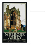 Melrose Abbey Poster by Frank Newbould