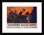 Teamwork Builds Ships Poster by William Dodge Stevens