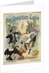 Au Quarter Latin Poster by Paul Merwart