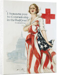 I Summon You to Comradeship in the Red Cross Poster by Harrison Fisher