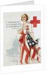 I Summon You to Comradeship in the Red Cross Poster by Harrison Fisher