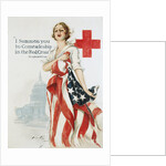 I Summon You to Comradeship in the Red Cross Poster by Harrison Fisher