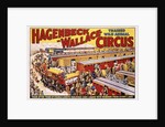 Hagenbeck-Wallace Trained Wild Animal Circus Poster by Anonymous