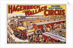 Hagenbeck-Wallace Trained Wild Animal Circus Poster by Anonymous
