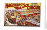 Hagenbeck-Wallace Trained Wild Animal Circus Poster by Anonymous