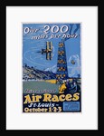 International Air Races Poster by Carl Dalter