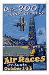 International Air Races Poster by Carl Dalter