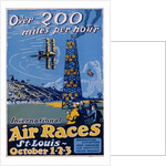 International Air Races Poster by Carl Dalter