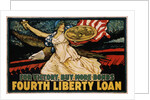 For Victory, Buy More Bonds - Fourth Liberty Loan Poster by J. Scott Williams