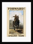 Forward! Enlist Now Poster by Anonymous