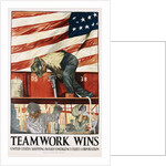 Teamwork Wins Poster by Hibberd V.B. Kline