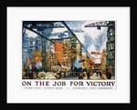 On the Job for Victory Poster by Jonas Lie