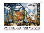 On the Job for Victory Poster by Jonas Lie