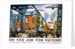 On the Job for Victory Poster by Jonas Lie