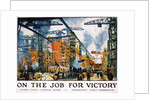 On the Job for Victory Poster by Jonas Lie
