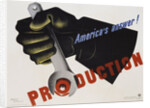 Production - America's Answer! Poster by Jean Carlu
