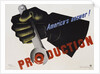 Production - America's Answer! Poster by Jean Carlu