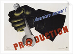 Production - America's Answer! Poster by Jean Carlu