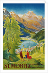 St. Moritz Poster by Carl Moos
