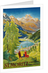 St. Moritz Poster by Carl Moos