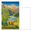 St. Moritz Poster by Carl Moos