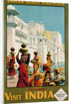 Visit India - Indian State Railways, Udaipur Poster by Bylityllis