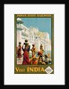 Visit India - Indian State Railways, Udaipur Poster by Bylityllis