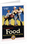 Food - Keep the Home Garden Going Poster by William McKee