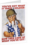 You've Got What It Takes Soldier Poster by Ernest Hamlin Baker