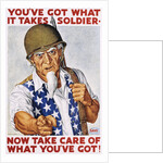 You've Got What It Takes Soldier Poster by Ernest Hamlin Baker