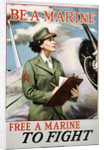 Be a Marine - Free a Marine to Fight Poster by Anonymous