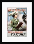 Be a Marine - Free a Marine to Fight Poster by Anonymous