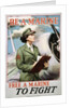 Be a Marine - Free a Marine to Fight Poster by Anonymous
