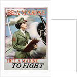 Be a Marine - Free a Marine to Fight Poster by Anonymous