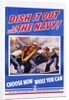 Dish It Out with the Navy! Poster by McClelland Barclay