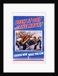 Dish It Out with the Navy! Poster by McClelland Barclay