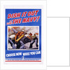 Dish It Out with the Navy! Poster by McClelland Barclay
