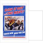 Dish It Out with the Navy! Poster by McClelland Barclay