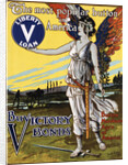 The Most Popular Button in America - Buy Victory Bonds Poster by Arnold Binger